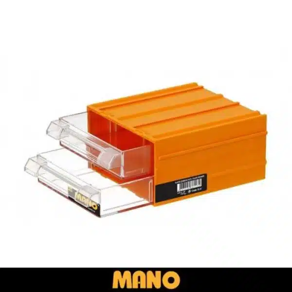 Mano K-31 – 110x120x62mm Мини пластичен организер со 2 фиоки