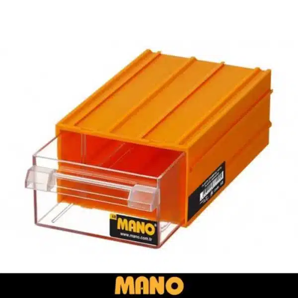 Mano K-35 – 110x170x65mm Мини пластичен организер со 1 продолжена фиока
