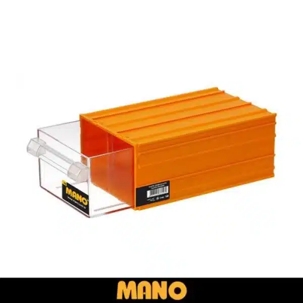 Mano K-40 – 124x196x80mm Професионален пластичен организер со 1 продолжена фиока