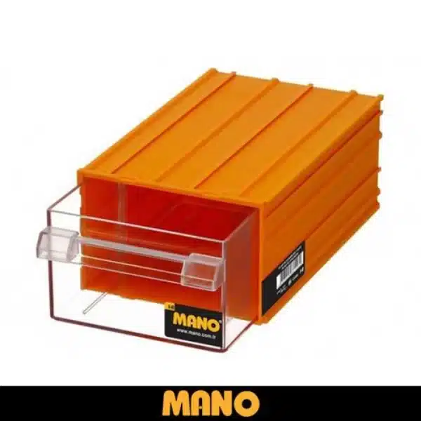 Mano K-45 – 152x240x95mm Професионален пластичен организер со 1 продолжена фиока
