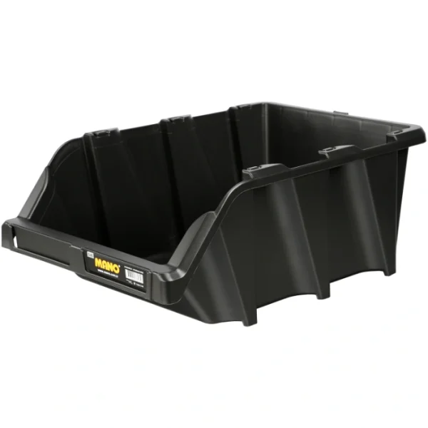 Mano S-40 – 310x490x195mm Екстра голема пластична кутија за складирање - црна