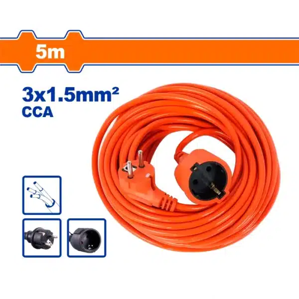 ПРОДОЛЖЕН КАБЕЛ WADFOW 3×1.5 5M – WEJAG02