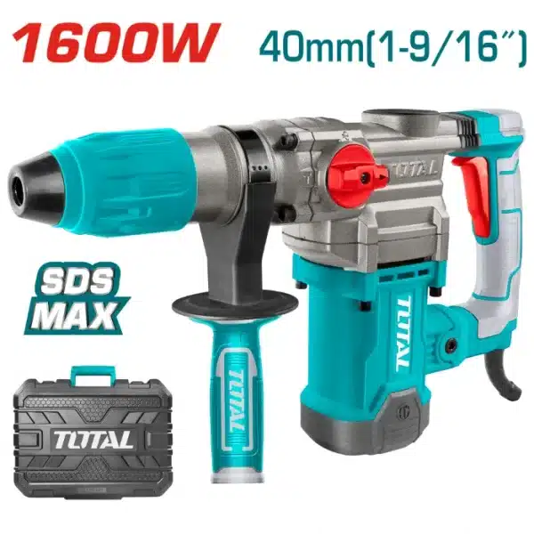 ЕЛЕКТРИЧЕН УДАРЕН ЧЕКАН ДУПЧАЛКА SDS MAX 1600W 10J TOTAL TH1163855