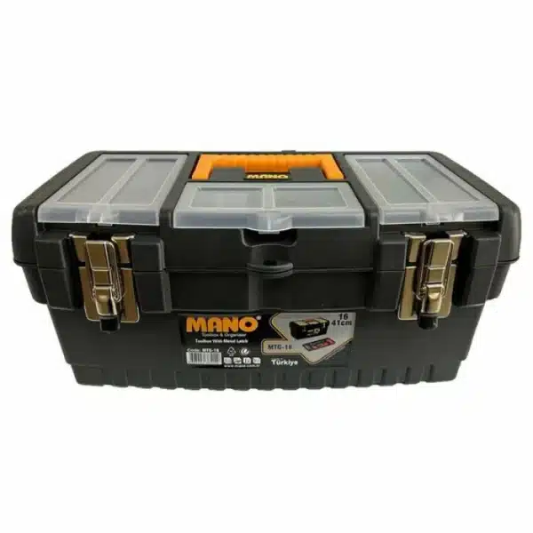 Mano MTG-22 – 582x310x290mm Професионален пластичен куфер за алат со метално заклучување