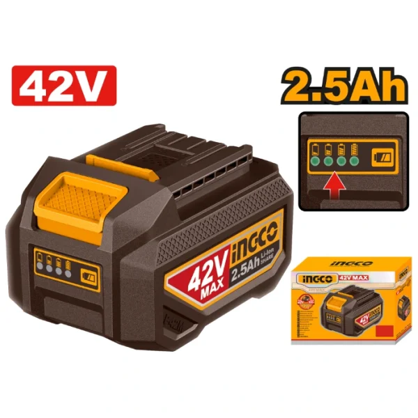 БАТЕРИЈА INGCO 42V 2.5Ah – FBLI42251