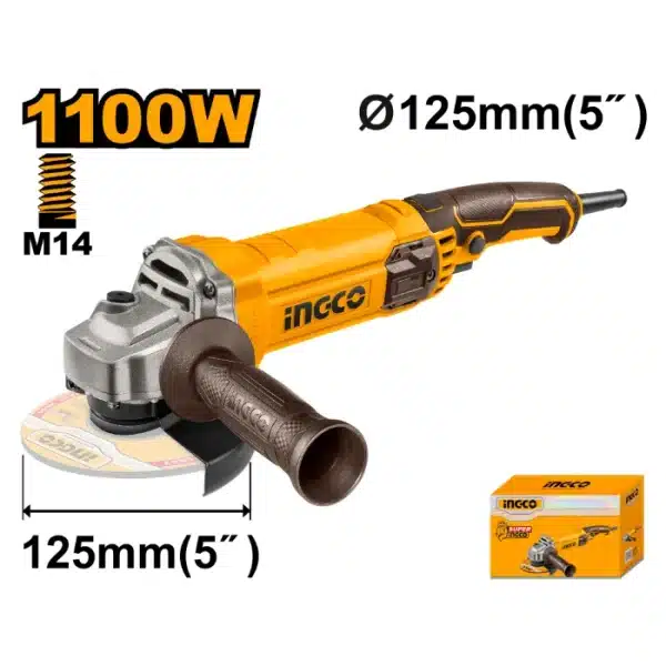 АГОЛНА БРУСИЛКА 1100W 125mm INGCO AG110038