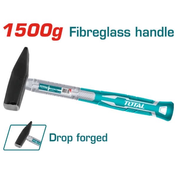 ЧЕКАН 1500GR ФИБЕРГЛАС РАЧКА TOTAL THT7115006