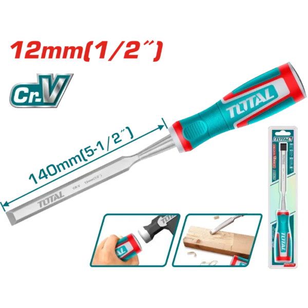 ДЛЕТО ЗА ДРВО 12mm TOTAL THT41126
