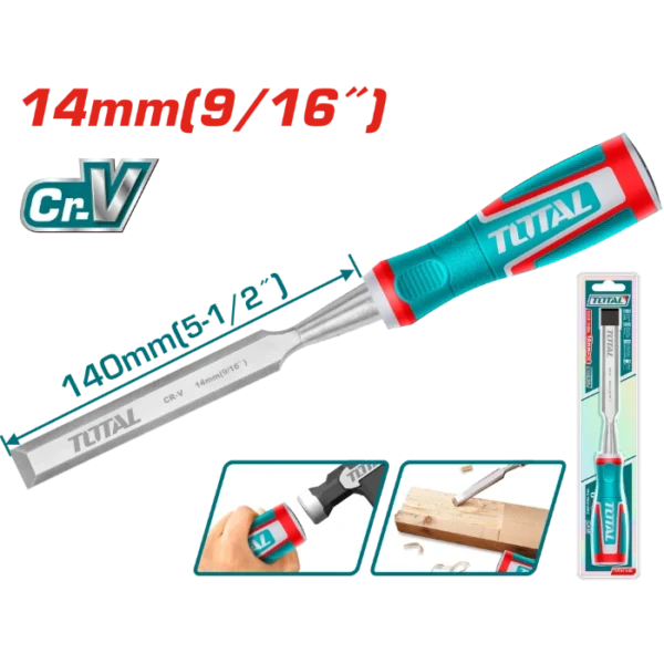 ДЛЕТО ЗА ДРВО 14mm TOTAL THT41146