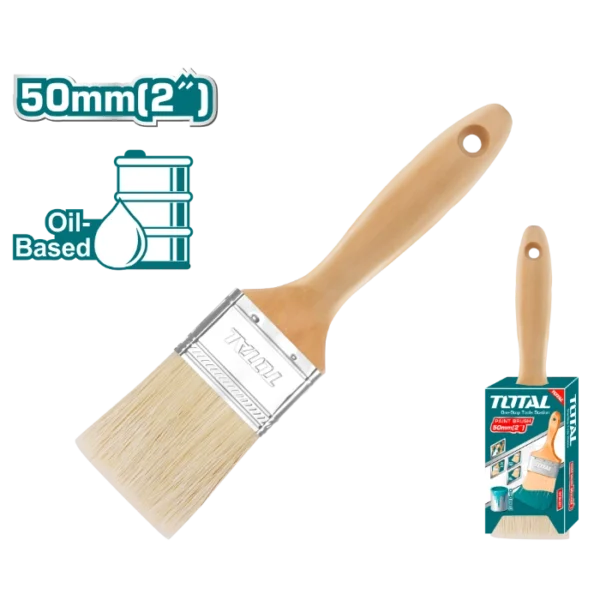 ЧЕТКА ЗА ФАРБАЊЕ 50mm ДРВЕНА РАЧКА TOTAL THT84022