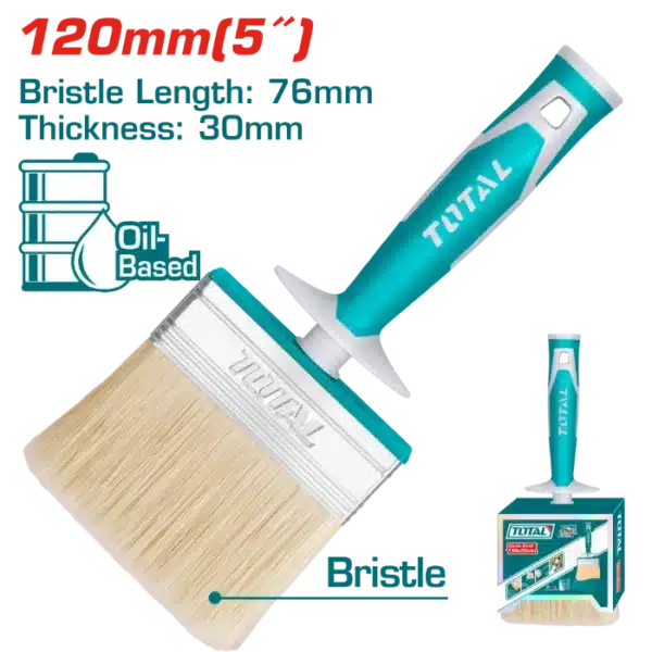 ЧЕТКА ЗА ФАРБАЊЕ 120mm ДЕБЕЛА 30mm TOTAL THT84120306