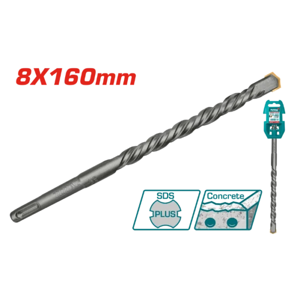 БУРГИЈА ЗА БЕТОН SDS+ 8x160mm TOTAL TAC310802
