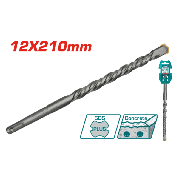 БУРГИЈА ЗА БЕТОН SDS+ 12x210mm TOTAL TAC311201