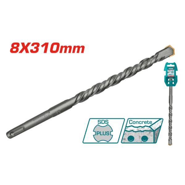 БУРГИЈА ЗА БЕТОН SDS+ 8x310mm TOTAL TAC310805
