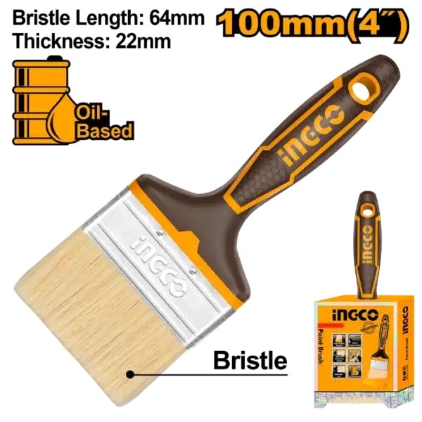 ЧЕТКА ЗА ФАРБАЊЕ 100mm INGCO CHPTB8704