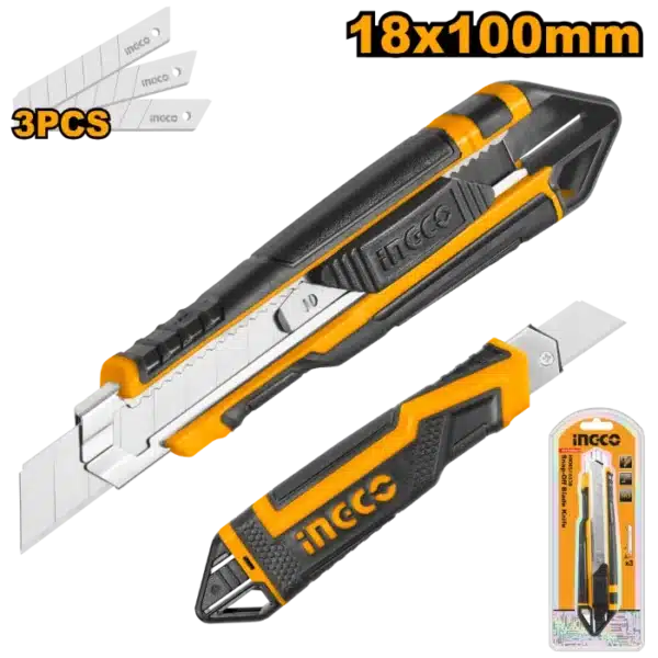 СКАЛПЕР 18mm SK5 +3 СЕЧИВА INGCO HKNS16538