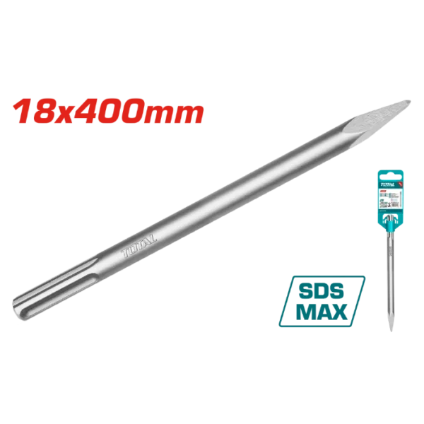 ДЛЕТО SDS МАX 18x400mm ШПИЦ TOTAL TAC1521182