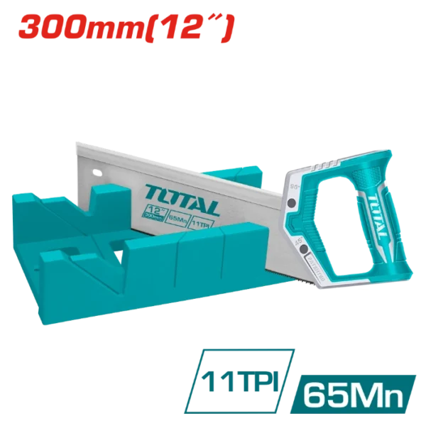 РАЧНА ПИЛА 300mm + ГЕР КУТИЈА TOTAL THT59126