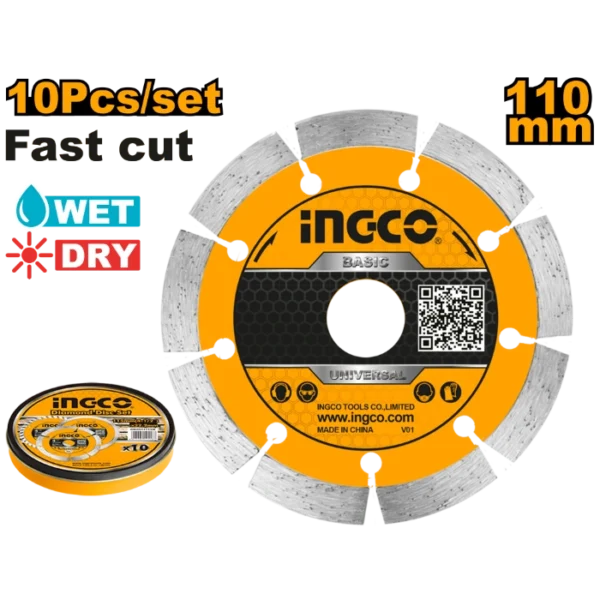 ДИЈАМАНТСКИ ДИСК УНИВЕРЗАЛЕН 115mm FAST CUT INGCO DMD011152M