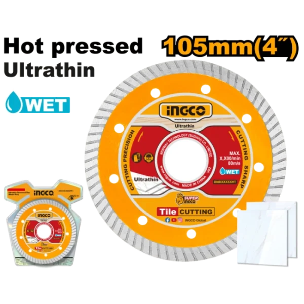 ДИЈАМАНТСКИ ДИСК 180 ТУРБО INGCO DMD031801HT