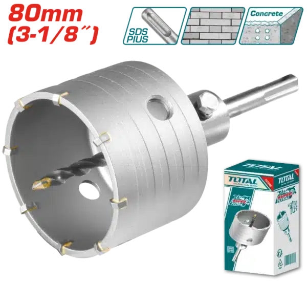 КРУНА ЗА БЕТОН 80mm TOTAL TAC430801