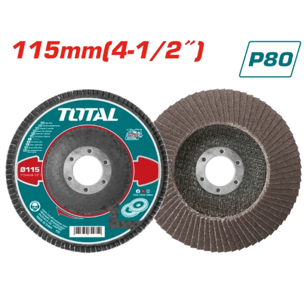 ФЛАП ДИСК 115mm P80 TOTAL TAC631153