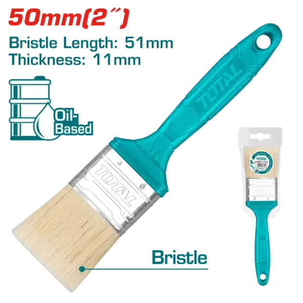 ЧЕТКА ЗА ФАРБАЊЕ 50mm ПВЦ РАЧКА TOTAL THT846026