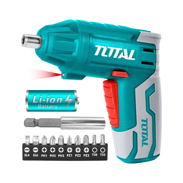 МИНИ ШТРАФИЛИЦА 4V ВГРАДЕНА БАТЕРИЈА TOTAL TSDLI0401