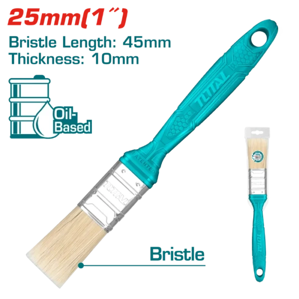 ЧЕТКА ЗА ФАРБАЊЕ 25mm ПВЦ РАЧКА TOTAL THT846016