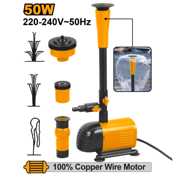 ПУМПА ЗА ФОНТАНА 50W INGCO FPM501