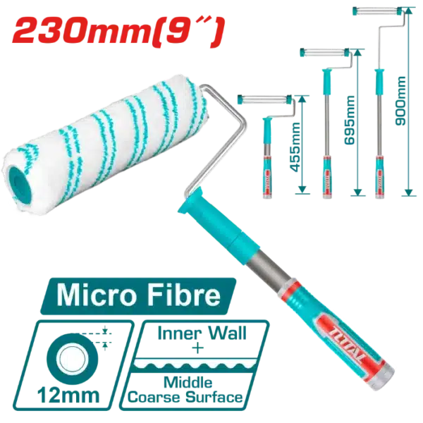 Ваљак 230mm СО ТЕЛЕСКОПСКА РАЧКА TOTAL THT8592T