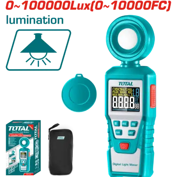 ЛУКСОМЕТАР  МЕРАЧ НА СВЕТЛИНА TOTAL TETLU01