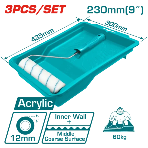 Ваљак 230mm + КАДИЧКА TOTAL THT81122301