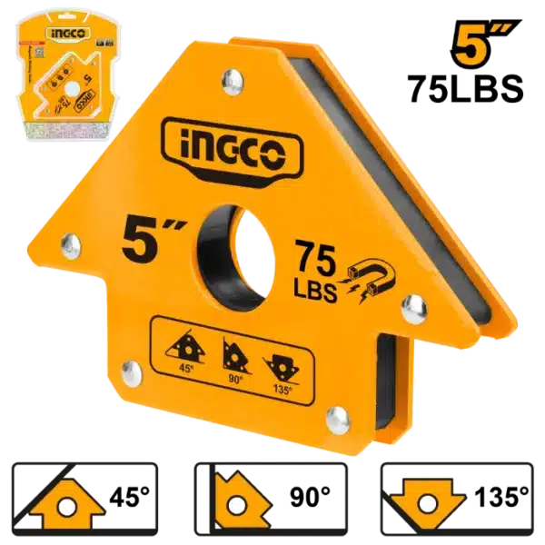 АГОЛЕН МАГНЕТ ЗА ЗАВАРУВАЊЕ 125mm INGCO AMWH75051