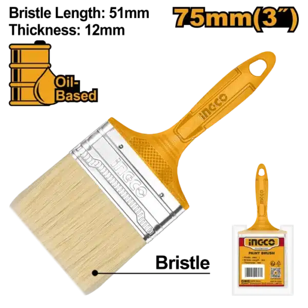 ЧЕТКА ЗА ФАРБАЊЕ 75mm INGCO CHPTB78603