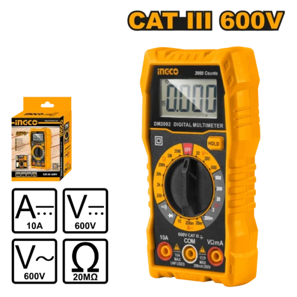 МУЛТИМЕТАР INGCO DM2002