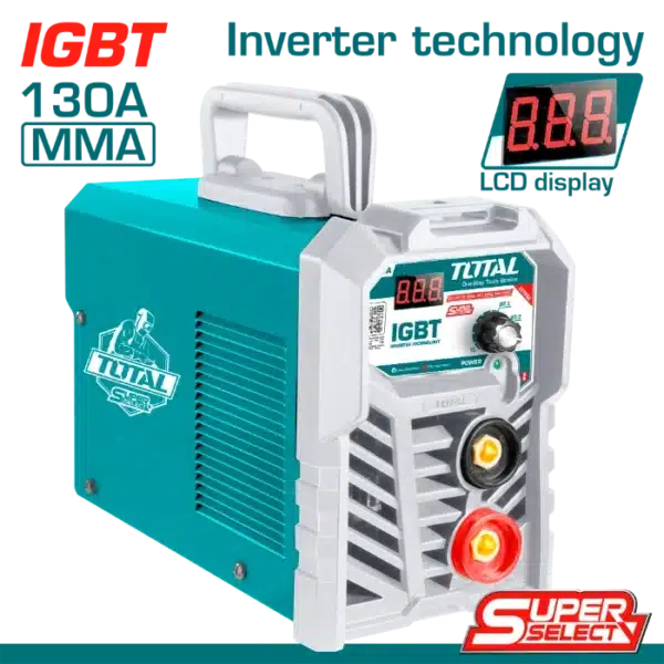 ИНВЕРТОР АПАРАТ ЗА ЗАВАРУВАЊЕ 130A TOTAL TW21302
