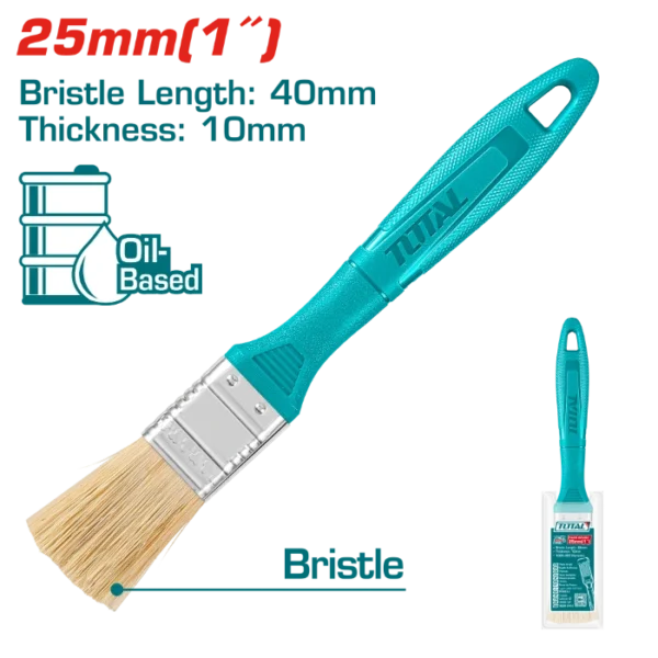 ЧЕТКA ЗА ФАРБАЊЕ 25mm ПВЦ РАЧКА TOTAL THT845016