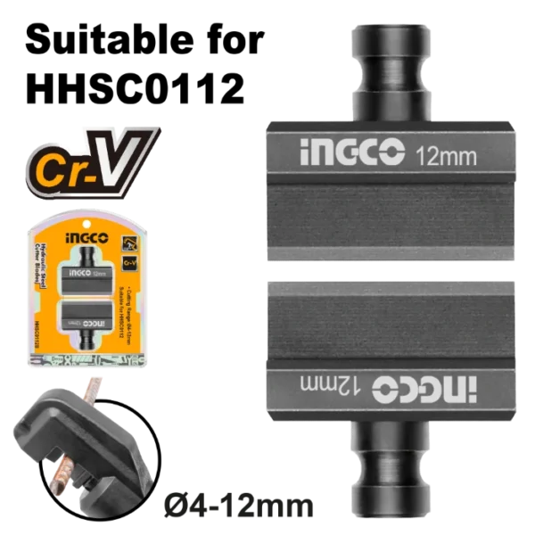 НОЖ 12mm ЗА ХИДРАУЛИЧНА MAШИНА ЗА КАБЕЛ INGCO HHSC0112B