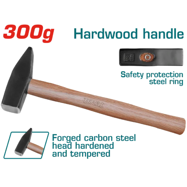 ЧЕКАН 300GR ДРВЕНА РАЧКА TOTAL THTW71300