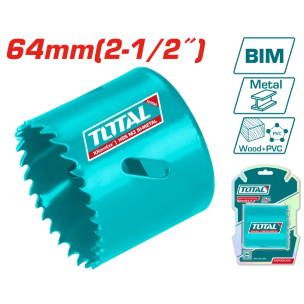 КРУЖНА ПИЛА ЗА МЕТАЛ 64mm TOTAL TAC410641