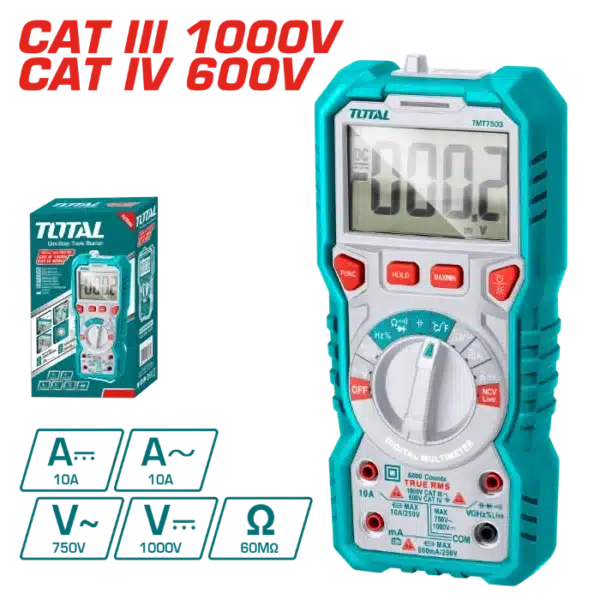 МУЛТИМЕТАР TOTAL TMT47504