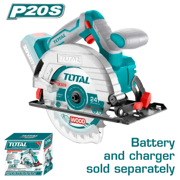 РАЧЕН ЦИРКУЛАР 20V СОЛО БЕЗ БАТЕРИИ TOTAL TSLI1651