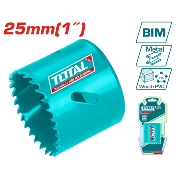 КРУЖНА ПИЛА ЗА МЕТАЛ 25mm TOTAL TAC410251