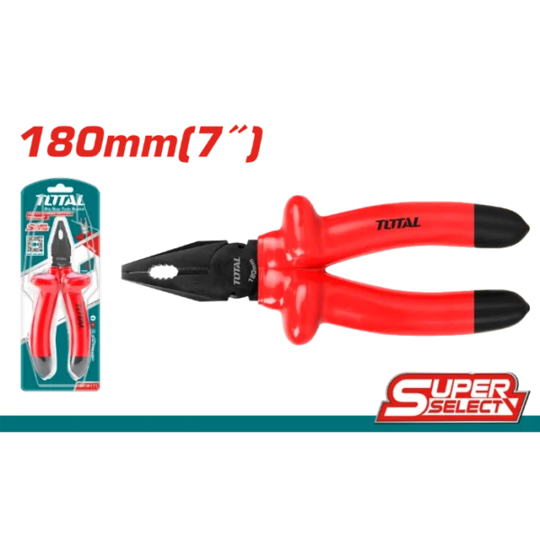КЛЕШТА МОТОРЦАНГЛА ЕЛЕКТРИЧАРСКА 180mm TOTAL THTIP171