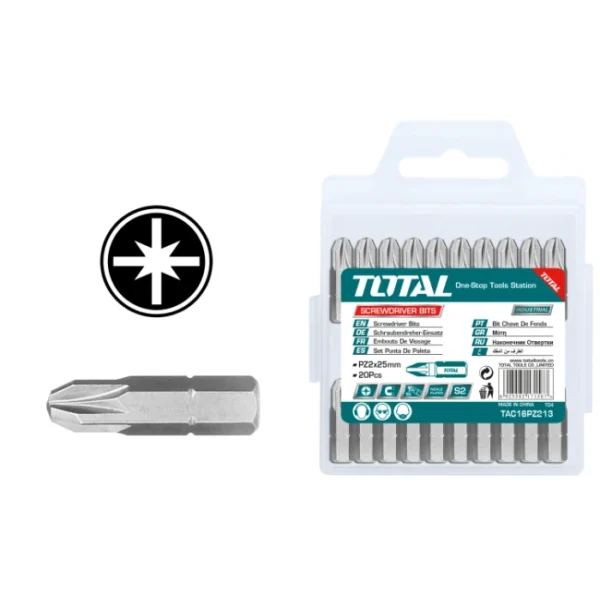 БИТ СЕТ 20/1 PZ2x25mm TOTAL TAC16PZ213