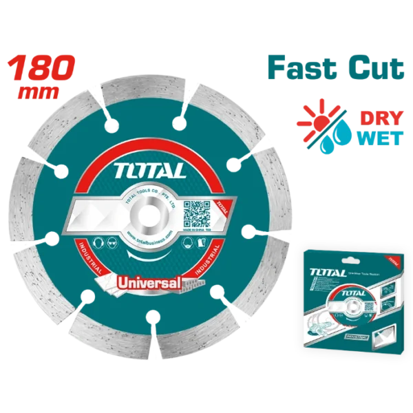 ДИЈАМАНТСКИ ДИСК 180mm УНИВЕРЗАЛЕН FAST CUT TOTAL TAC2111801