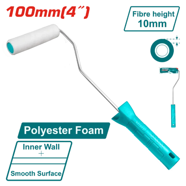 Ваљак МИНИ 100mm ПОЛИЕСТЕР TOTAL THT8542
