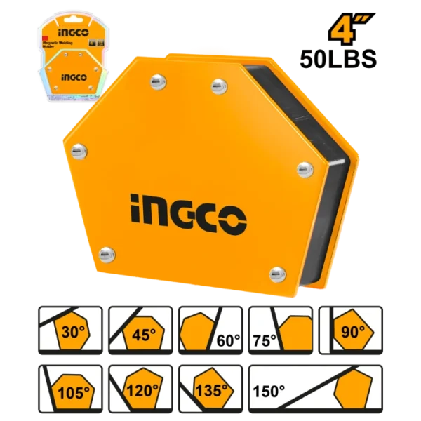 АГОЛЕН МАГНЕТ ЗА ЗАВАРУВАЊЕ 100mm INGCO AMWH50042