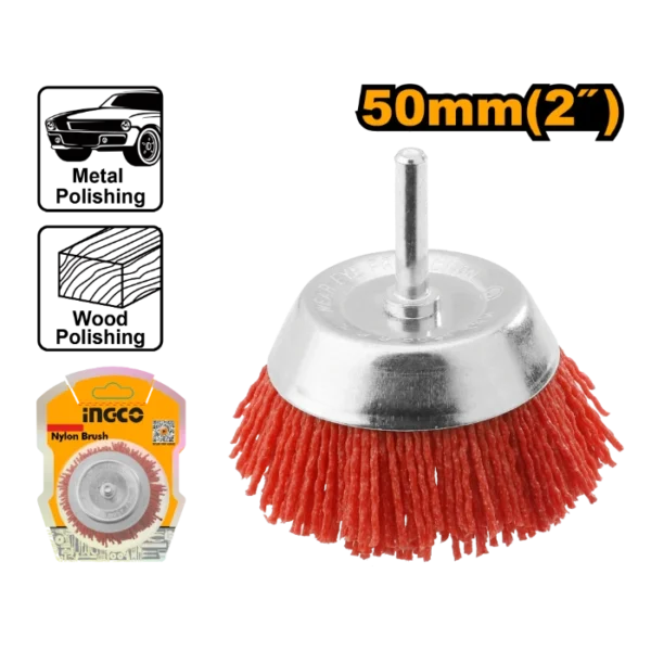 ЧЕТКА ЗА ПОЛИРАЊЕ ПЛАСТИЧНИ ВЛАКНА 50mm INGCO WB30505